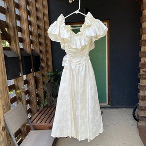 Gunne Sax White Gown